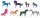 Breyer Stablemate (1:32) 6937 - Sparkling Splendor Deluxe Einhornset