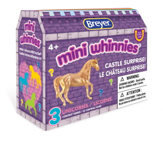 Breyer Mini Whinnies (1:64) 7848 - Mini Whinnies Überraschung im Schloss (3 Einhörner)