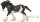 CollectA 88981 - Clydesdale Hengst - Schwarz Sabino