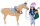 Breyer Traditional (1:9) 712460 - Holiday Pony Playset