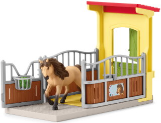 Schleich 42609 - Ponybox mit Islandpferd Hengst