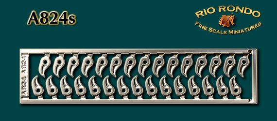 Rio Rondo Traditional (1:9) A824s - Arabian Shark's Teeth Fangs (silv ...