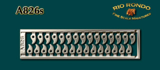 Rio Rondo Traditional (1:9) A826s - Arabian Sharks Teeth Small Fangs (silvery)