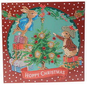 Craft Buddy CCK-PRBT11 - Crystal Card Hoppy Christmas