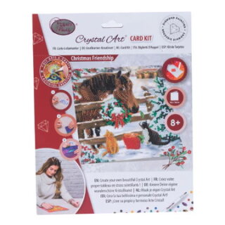 Craft Buddy CCK-XM143 - Crystal Card Christmas Friendship