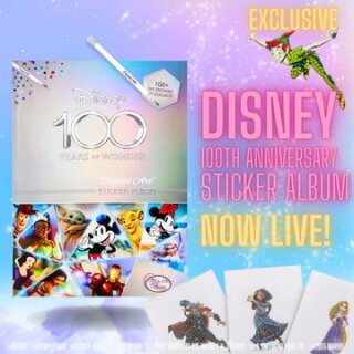Craft Buddy CA-DNY100ALB - Crystal Art Sticker Album - Starter Pack