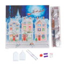Craft Buddy CAK-A191M - Framed Crystal Art Kit - Santa Street