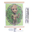 Craft Buddy CAS-MCU901L - Scroll Crystal Art Kit - Groot