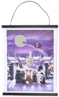Craft Buddy CAS-24L - Scroll Crystal Art Kit - Festive Full Moon