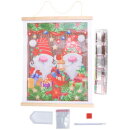 Craft Buddy CAS-19L - Scroll Crystal Art Kit - Christmas Gnomes