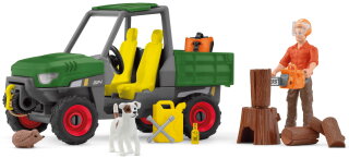 Schleich 42659 - Waldbauer mit Fahrzeug