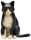 Mojö 387371 - Cat Sitting Black and White