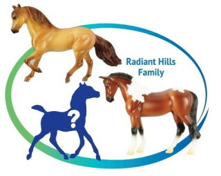 Breyer Stablemates (1:32) 10045 - Radiant Hills Family