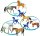 Breyer Stablemates (1:32) 10047 - Set mit allen 3 Familien
