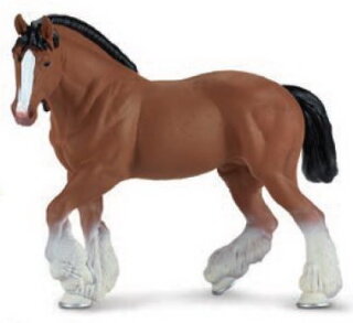 Mojö 381084 - Clydesdale Horse - brown