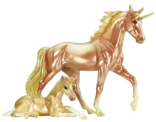 Breyer Traditional (1:9) 712454 - Ceres & Minerva | Unicorn Mare and Foal Set