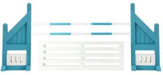 Breyer Traditional (1:9) 2080 - Brush Box Jump - turquoise and white