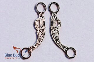 Blue Duck Saddlery Traditional (1:9) GEB030Tms - Frilly (nickel plated)