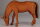 Elastolin (Preiser) 4512 1:25 - Horse grazing - Vintage (Chestnut)