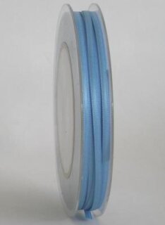 Satinband 3mm breit hellblau (Preis pro Laufmeter)