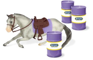 Breyer Classic (1:12) 10254 - Barrel Racing Set