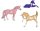 Breyer Stablemates (1:32) 10298 - Unicorn Foal Surprise (Sparkling Canyon Family)