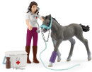 Schleich 42752 - Mrs. Kramer mit Fohlen