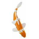 Mojö 381104 - Koi Karpfen Ochiba Shigure (orange / weiß)