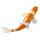 Mojö 381104 - Koi Karpfen Ochiba Shigure (orange / weiß)