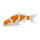 Mojö 381104 - Koi Karpfen Ochiba Shigure (orange / weiß)