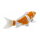 Mojö 381104 - Koi Karpfen Ochiba Shigure (orange / weiß)