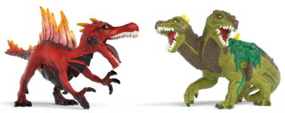 Schleich 70834 - Eldrador Fire Dino vs. Jungle Lizard