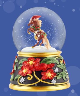 Breyer Ornament HP-10223 - Joy of the Season | 2025 Musical Snow Globe