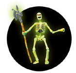 figure Papo: Fantasy World Model 38908 Skeleton Glows in the Dark 