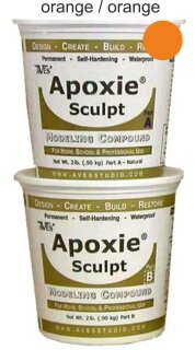 Aves Studio LLC - Apoxie® Sculpt Modelliermasse (orange ca. 1800gr)