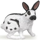 Papo 51025 - Kaninchen schwarz / weiß