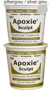 Aves Studio LLC - Apoxie® Sculpt Modelliermasse (silbergrau ca. 1800gr)