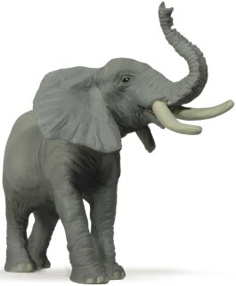Papo 50041 - Elefant mit erhobenem Rüssel