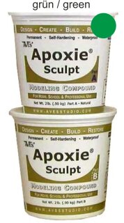 Aves Studio LLC - Apoxie® Sculpt Modelliermasse (grün ca. 1800gr)