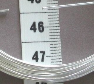 Silver Wire  0,8 mm -  6 m