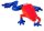Safari Ltd. Incredible Creatures® 261929 - Poisen Dart Frog (red/blue)