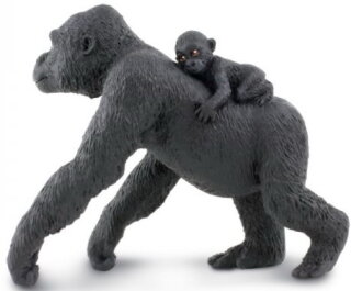 Safari Ltd. Wild Safari® Wildlife 294729 - Flachland Gorilla mit Baby