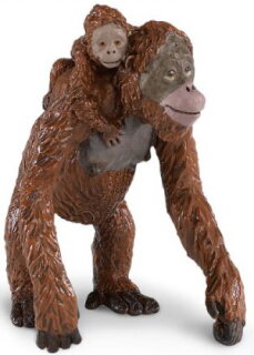 Safari Ltd. 293529 - Orang-Utan mit Baby
