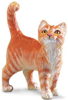 Getigerte Katze  5,5 cm Serie Bauernhof Safari Ltd 235529 