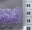 Plastikperlen klar flieder 3mm