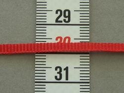 Ripsband 3 mm - Rosso Pomodoro  (Preis pro Laufmeter)