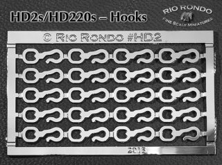 Rio Rondo HD220s - Haken geätzt - silberfarben