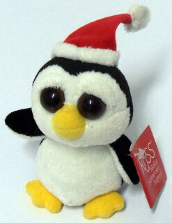 Russ Berrie Plüsch 33438 - Peepers Pinguin mit Weihnachtsmütze