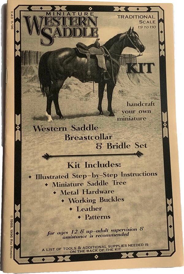 Rio Rondo Traditional (1:9) KWT1 - Western Sattel Kit - Modellpferdev ...