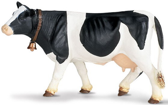 Safari Ltd 232629 Holsteinkuh schwarz-weiß 13 cm Serie Bauernhof 